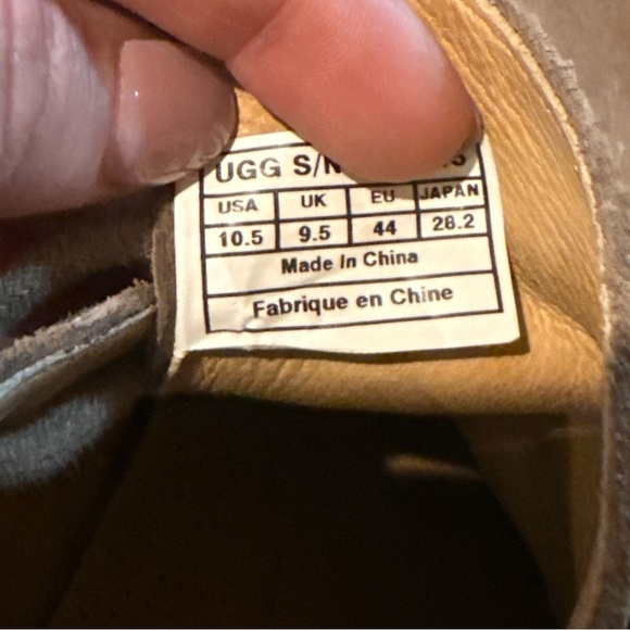 UGG Men's Brown Suede Boots - Picture 5 of 6